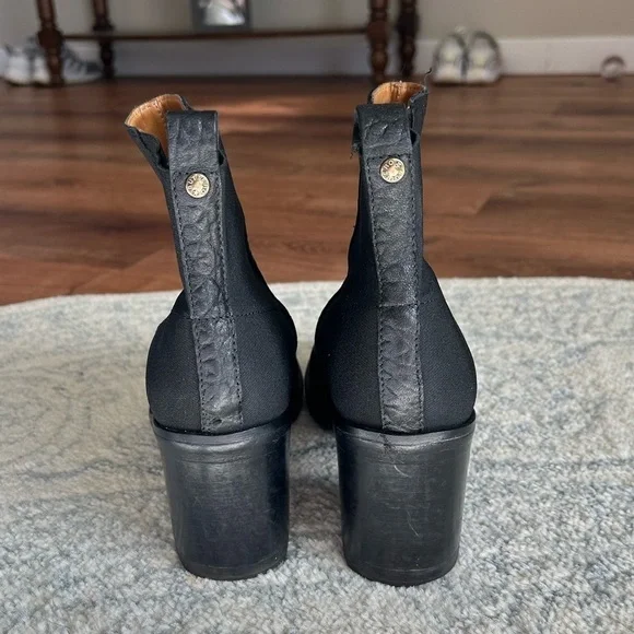 Buttero Women’s Italian Black Leather Ankle Boot size 8 EU 41 - Picture 7 of 15